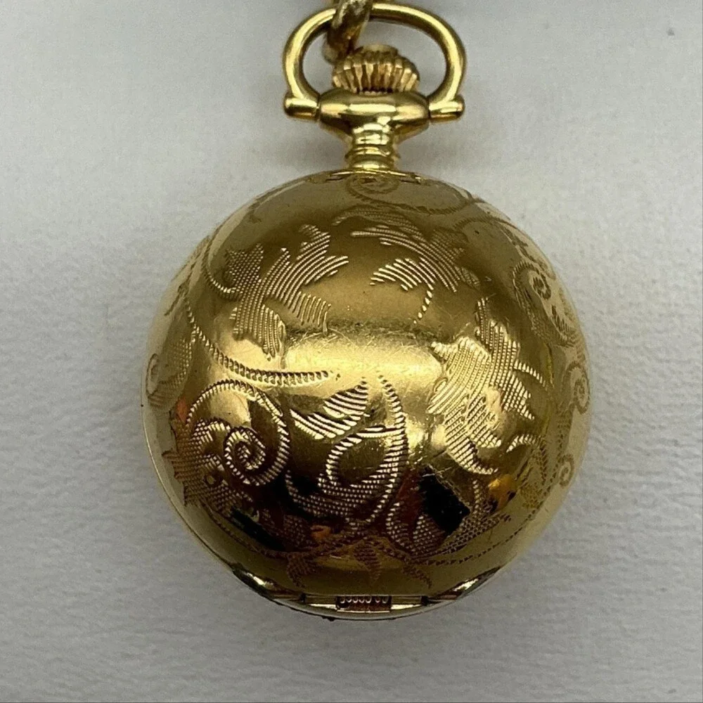 Vintage Bucherer Womens Watch 20mm Ball Pendant NOT RUNNING FOR PARTS